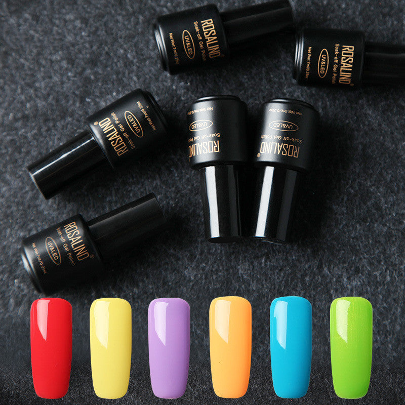 Fine Nail Polish Set – 6 Bottles of Long-Lasting Colors