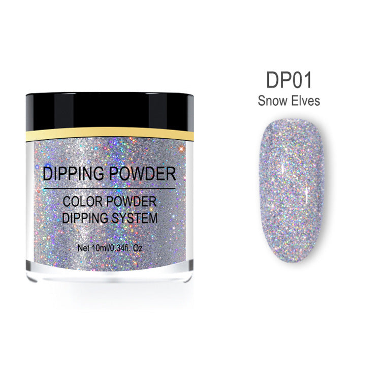 Laser Glitter Nail Powder – Shiny Holographic Nail Art Dust