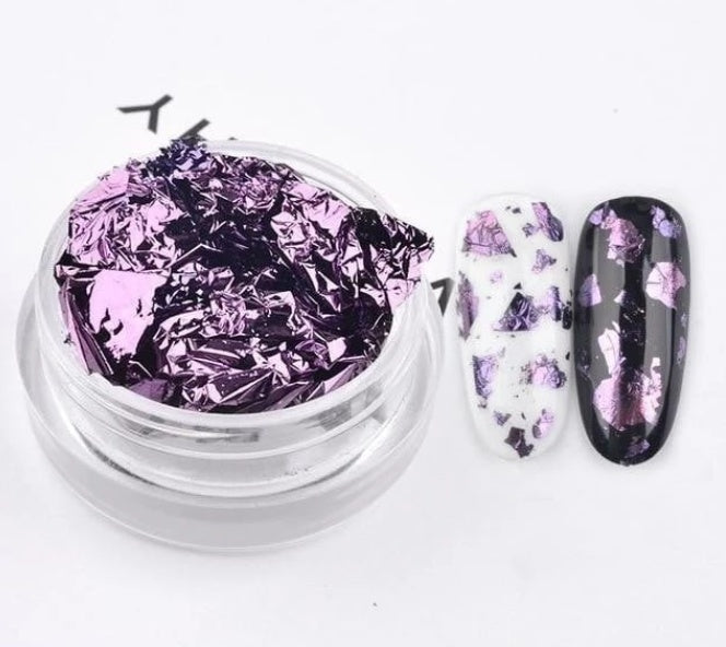 Nail Tin Foil Fragment Nail Jewelry – Shiny Nail Art Decoration