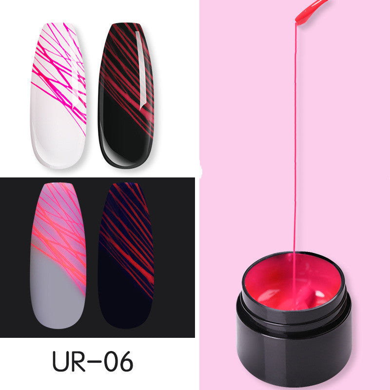 Luminous Spider Nail Gel – UV Manicure Nail Art Polish