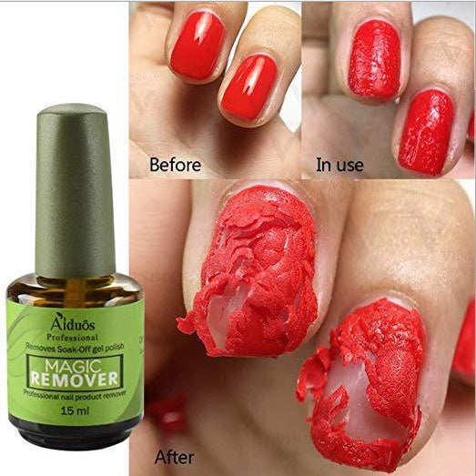 Burst Magic Nail Polish Remover – Fast Soak-Off Gel Cleaner