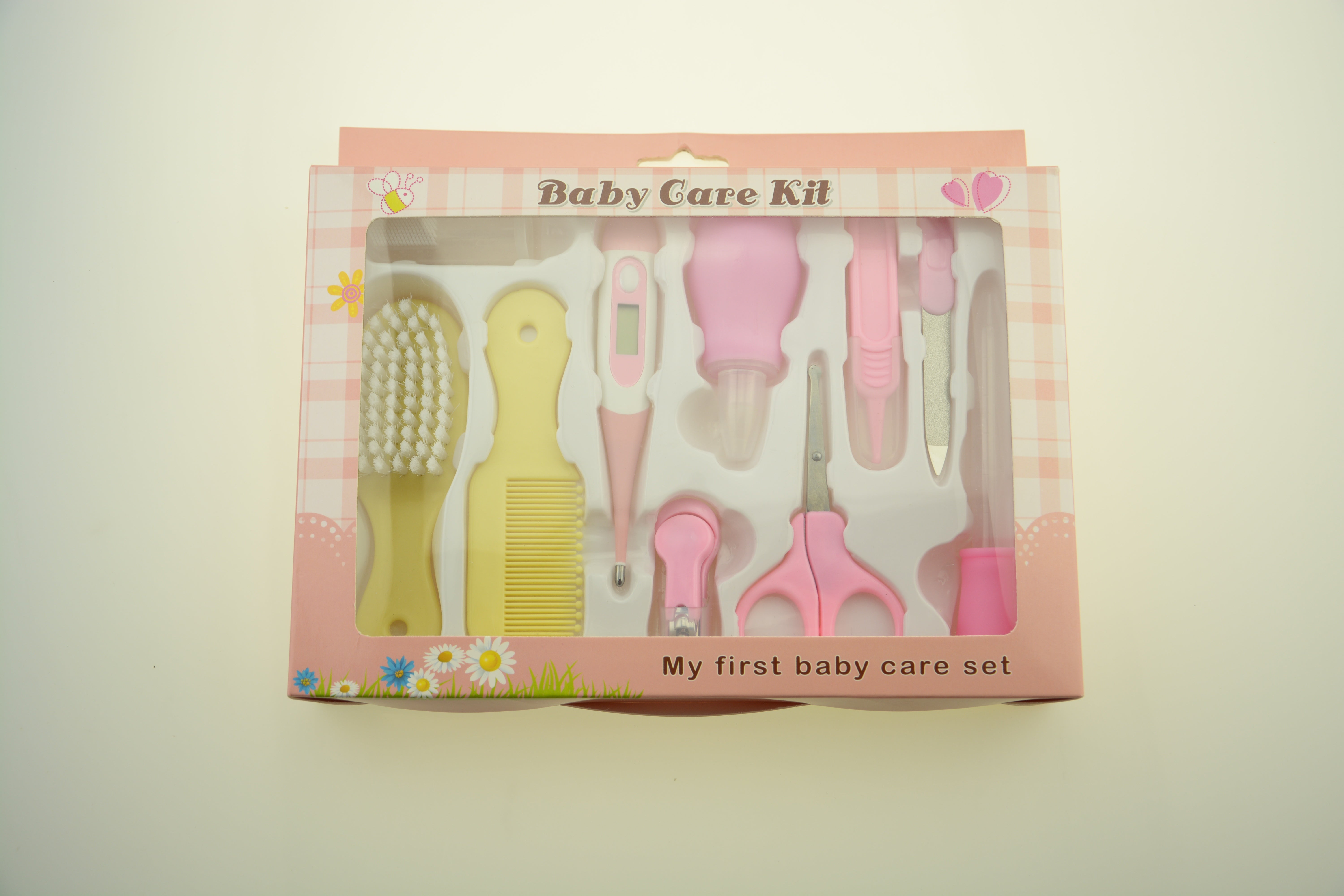 10-Piece Baby Care Kit – Thermometer, Nail Clippers, Nasal & Feeding Tools