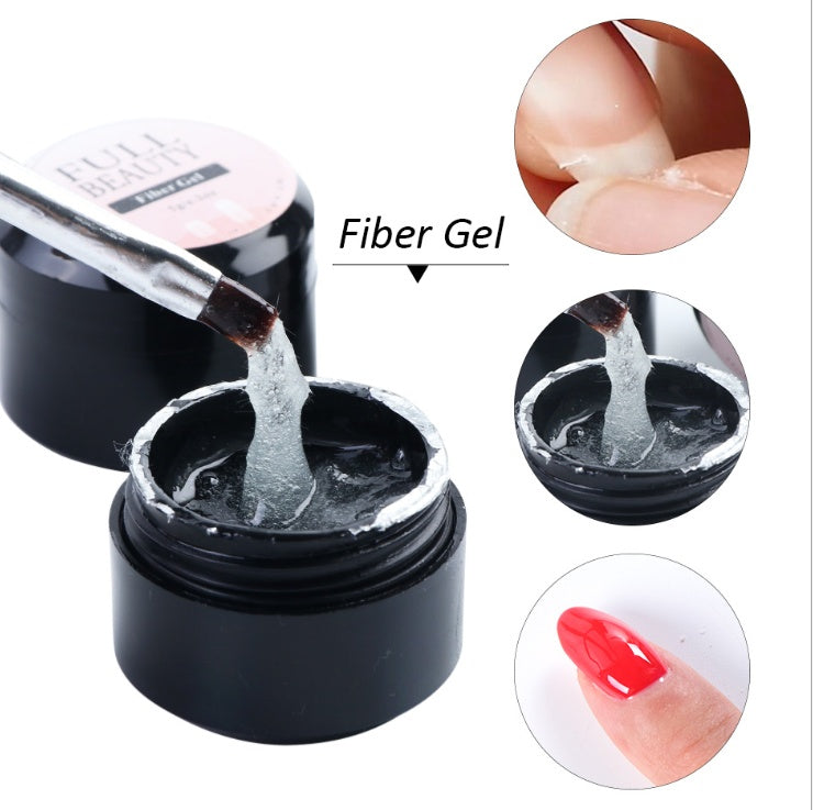 Crack Repair Nail Glue & Fiber Silk Extension Gel – UV Builder Gel