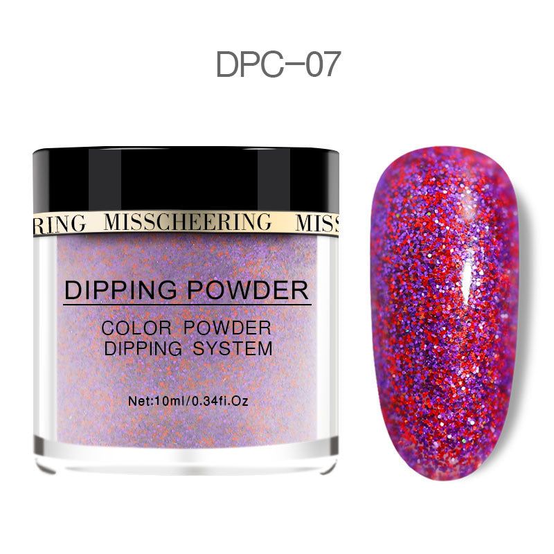 Laser Glitter Nail Powder – Shiny Holographic Nail Art Dust
