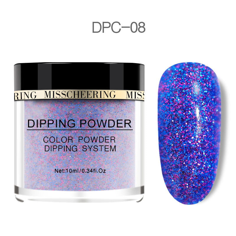 Laser Glitter Nail Powder – Shiny Holographic Nail Art Dust