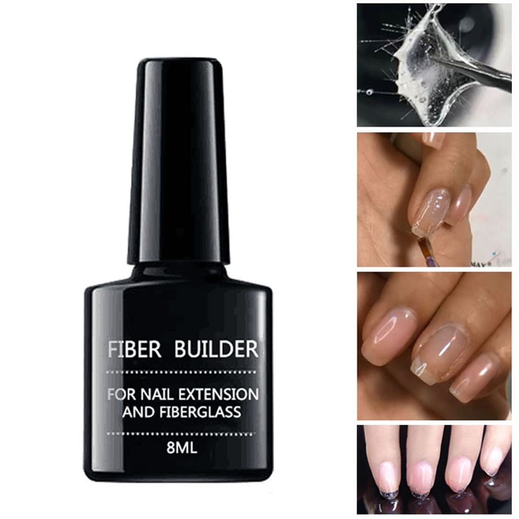 Fiber Builder Nail Gel – Quick Repair & Soak-Off UV Gel