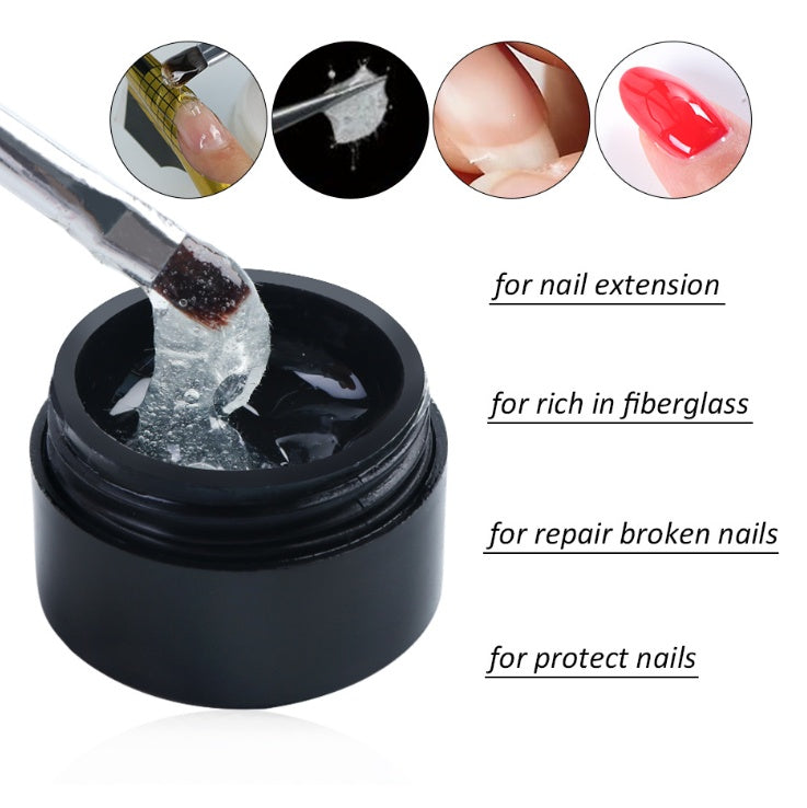 Crack Repair Nail Glue & Fiber Silk Extension Gel – UV Builder Gel