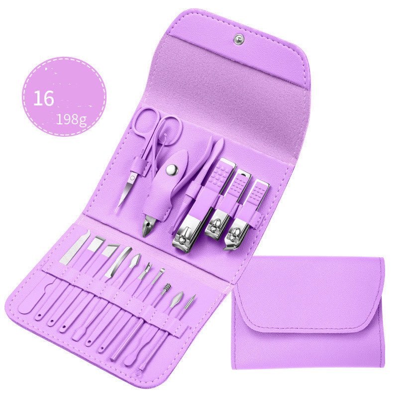 Professional Nail Care Set – Scissors, Clippers, Ear Spoon & Pedicure Tools