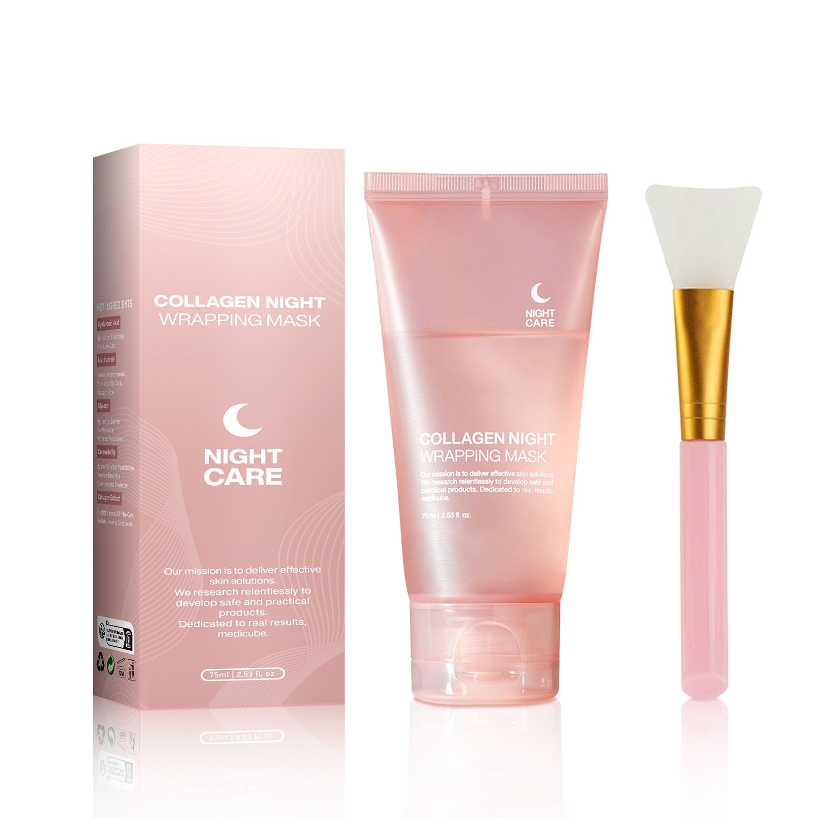 Face Night Mask – Collagen Wrapping Mask for Skin Firming & Hydration